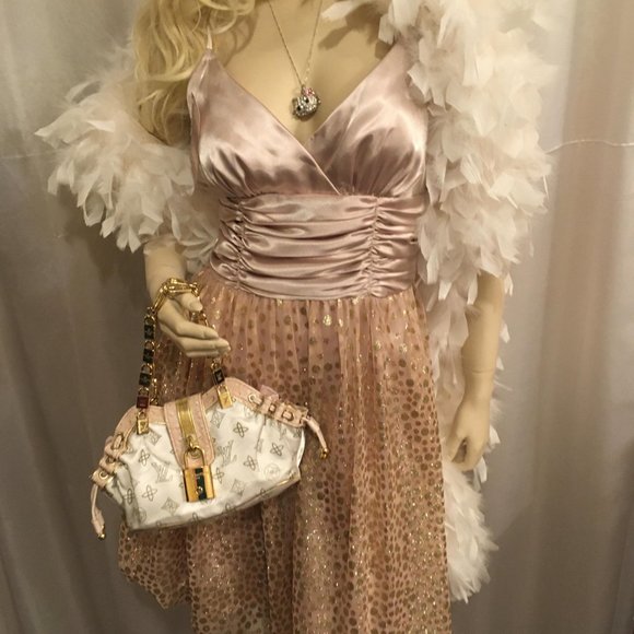 COPY - GORGEOUS vintage dress covered in gold bubbles!! - Picture 5 of 14